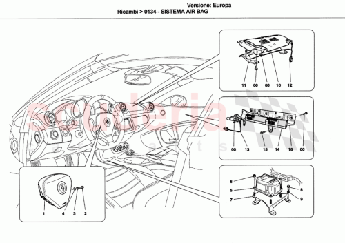 Part Diagram for Ferrari 820238