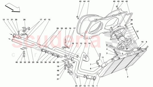 Part Diagram for Ferrari 166688