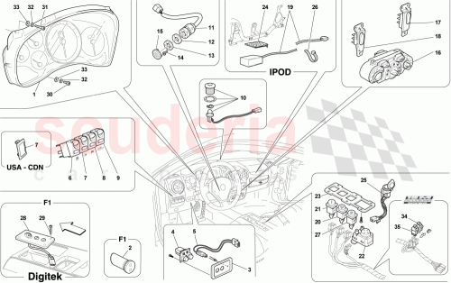 Part Diagram for Ferrari 253507