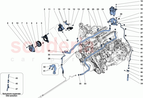 Part Diagram for Ferrari 315560