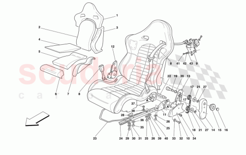 Part Diagram for Ferrari 65087400
