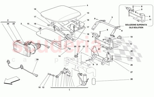 Part Diagram for Ferrari 65446000