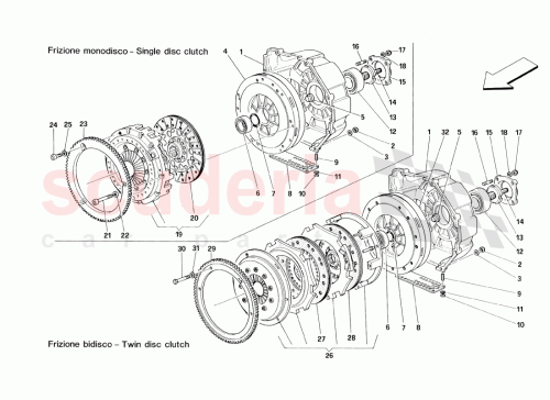 Part Diagram for Ferrari 136800
