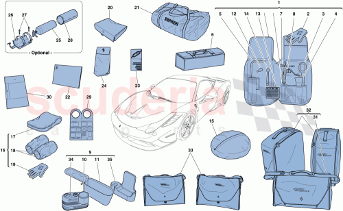 Part Diagram for Ferrari 86451400
