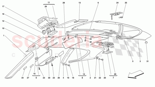 Part Diagram for Ferrari 64264000