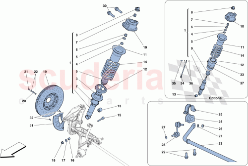 Part Diagram for Ferrari 247985