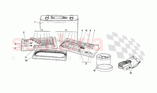 Part Diagram for Ferrari 158112