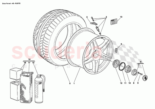 Part Diagram for Ferrari 166537