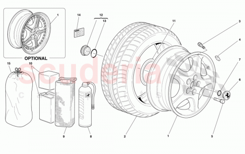 Part Diagram for Ferrari 179379