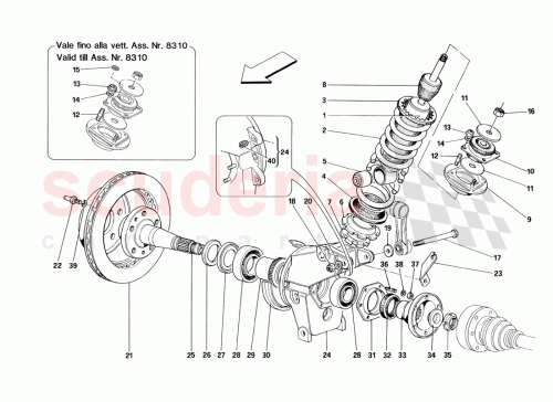 Part Diagram for Ferrari 138517