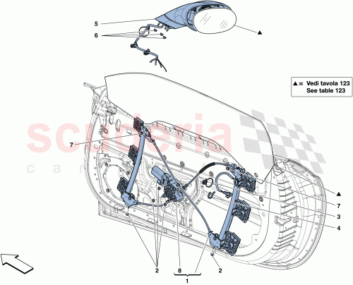 Part Diagram for Ferrari 69844700