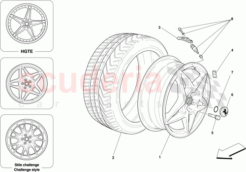 Part Diagram for Ferrari 256741