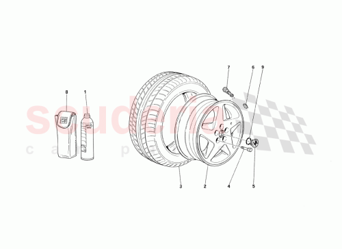 Part Diagram for Ferrari 185328