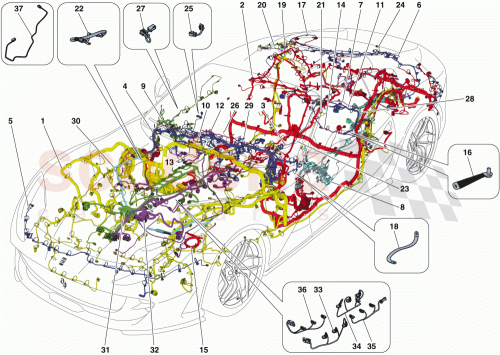 Part Diagram for Ferrari 333573