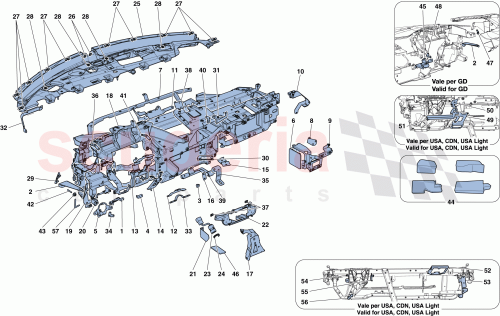 Part Diagram for Ferrari 86176800