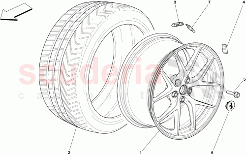 Part Diagram for Ferrari 270389