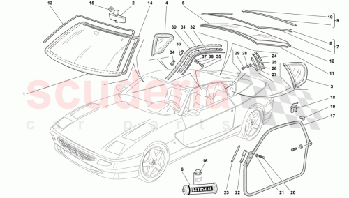 Part Diagram for Ferrari 63755900