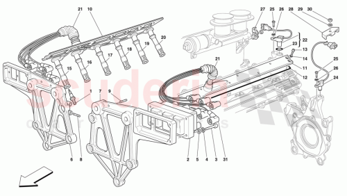 Part Diagram for Ferrari 156961
