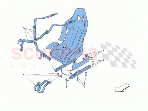 Part Diagram for Ferrari 83128900