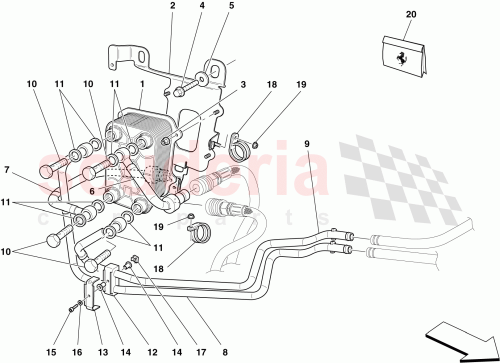 Part Diagram for Ferrari 258094