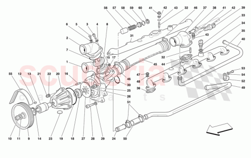 Part Diagram for Ferrari 173895