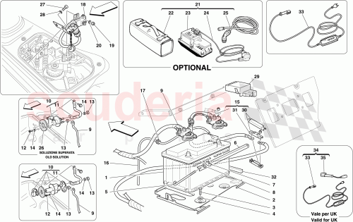 Part Diagram for Ferrari 240470