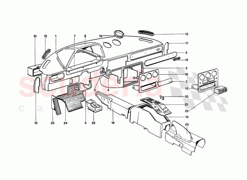Part Diagram for Ferrari 60036100