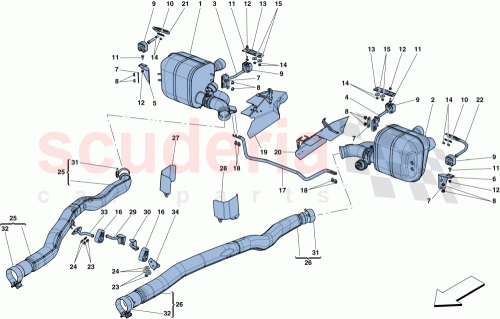 Part Diagram for Ferrari 320896