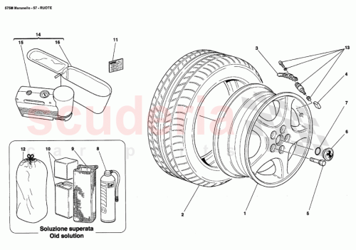 Part Diagram for Ferrari 173688