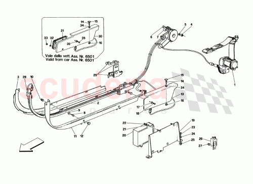 Part Diagram for Ferrari 62894500