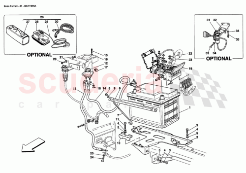 Part Diagram for Ferrari 189561