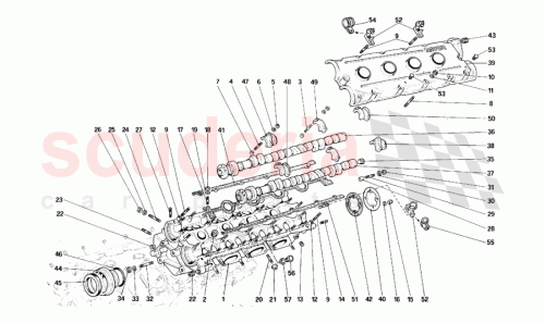 Part Diagram for Ferrari 134205