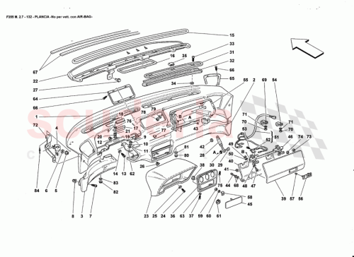 Part Diagram for Ferrari 64444000