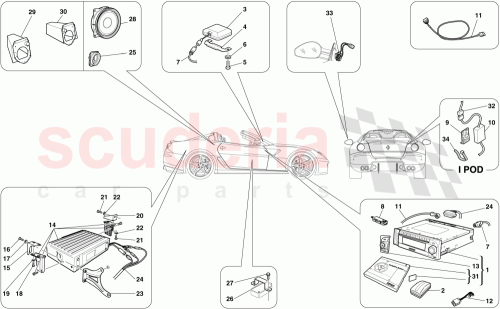 Part Diagram for Ferrari 225337