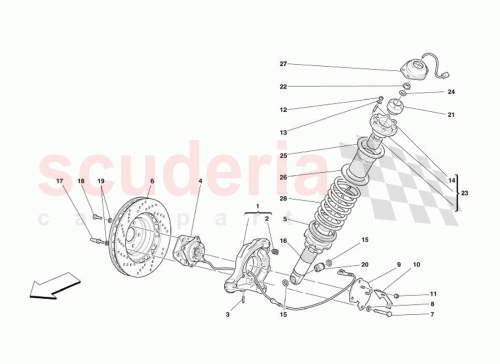 Part Diagram for Ferrari 175886