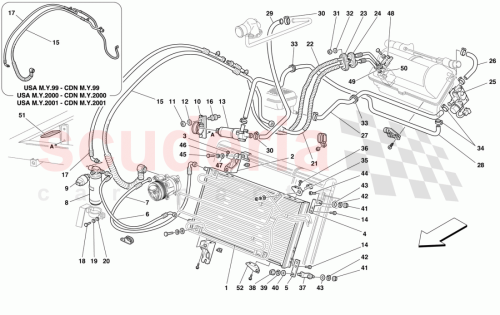 Part Diagram for Ferrari 65128200