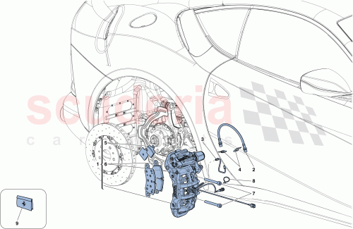 Part Diagram for Ferrari 335699