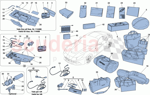Part Diagram for Ferrari 88141800