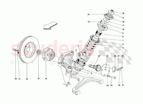 Part Diagram for Ferrari 209184