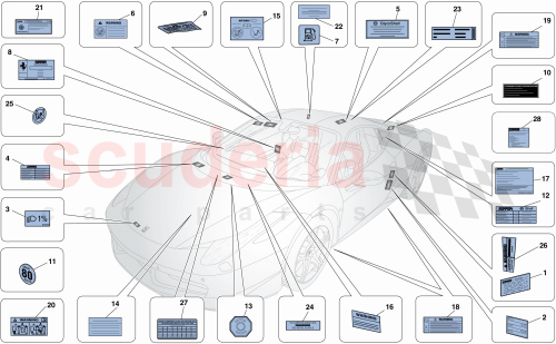 Part Diagram for Ferrari 285848