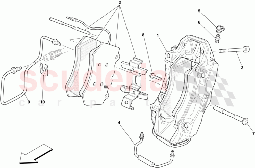 Part Diagram for Ferrari 220694