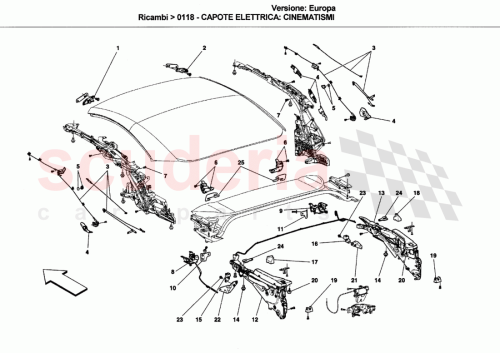 Part Diagram for Ferrari 81976500