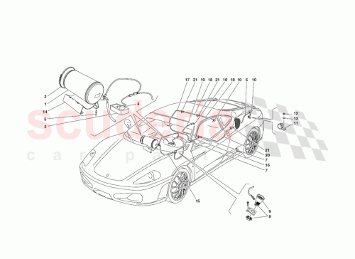 Part Diagram for Ferrari 183439
