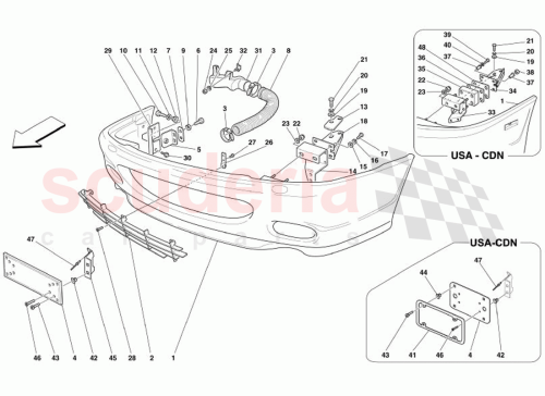 Part Diagram for Ferrari 66407510