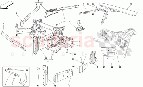 Part Diagram for Ferrari 224913