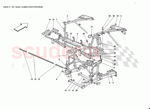 Part Diagram for Ferrari 63948500