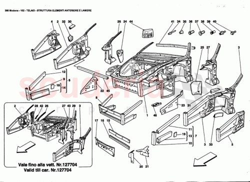 Part Diagram for Ferrari 65393511