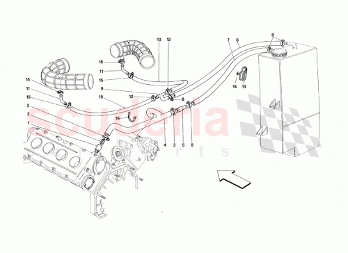 Part Diagram for Ferrari 140096