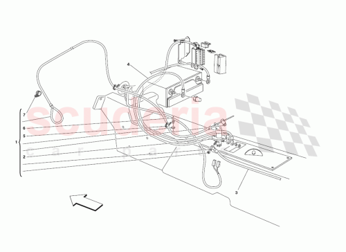 Part Diagram for Ferrari 234916
