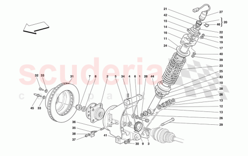 Part Diagram for Ferrari 155278